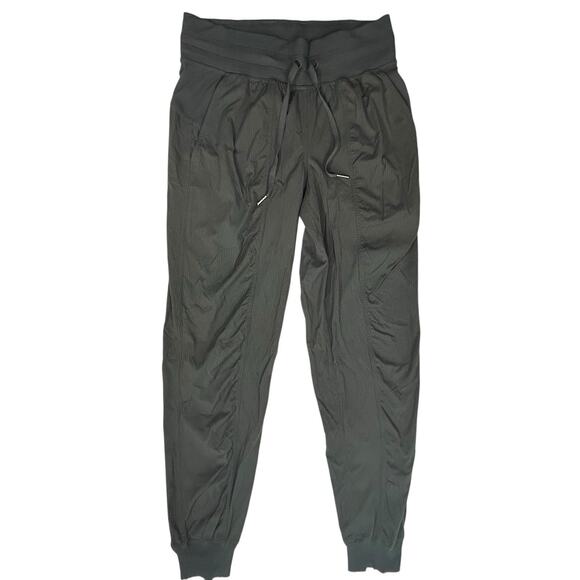 Lululemon Beyond the Studio Jogger Women's 8 Graphite Stripe Lightweight Ruched - Picture 3 of 10